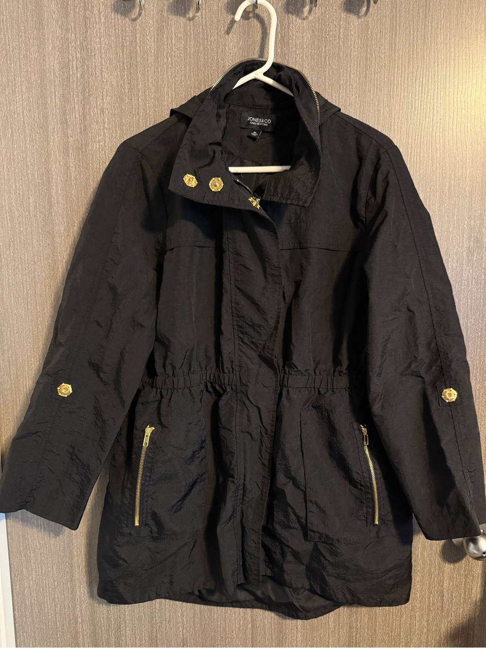 Jones New York Black Utility Jacket